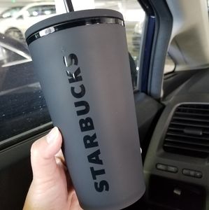 Black matte Starbucks cup